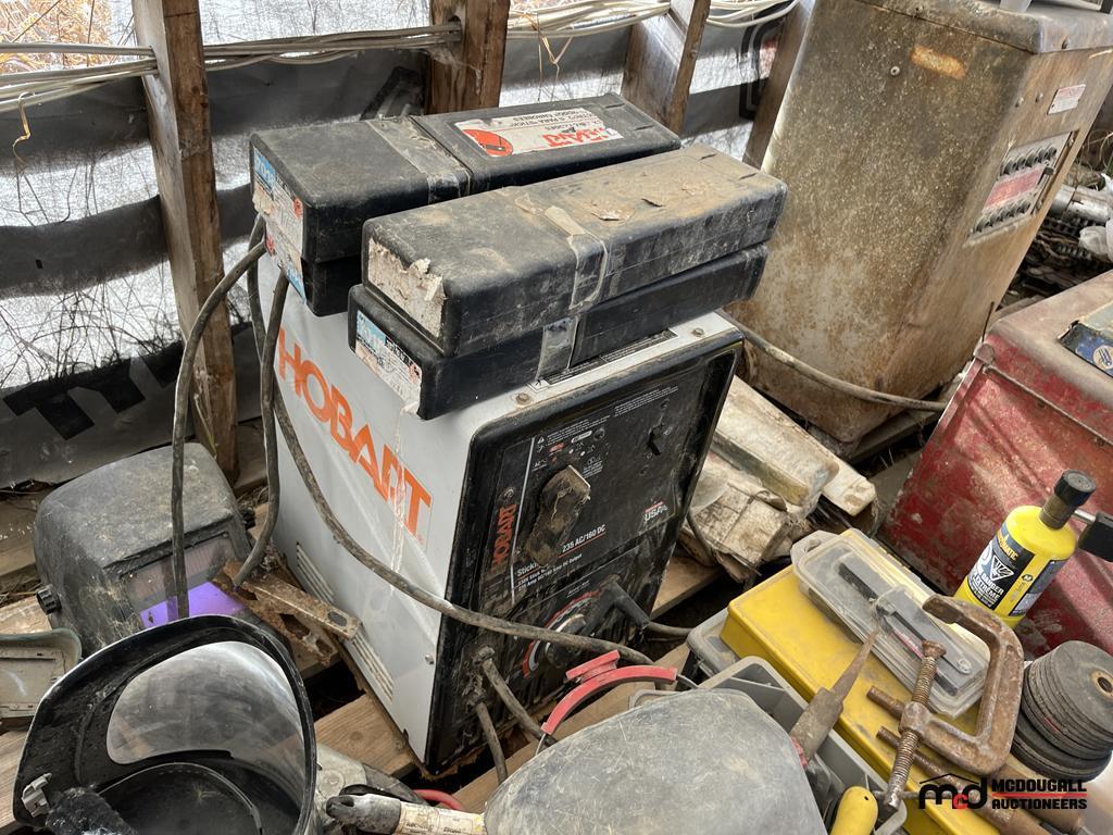 (2) Pallets of Assorted Welding Machines, Toolbox & More