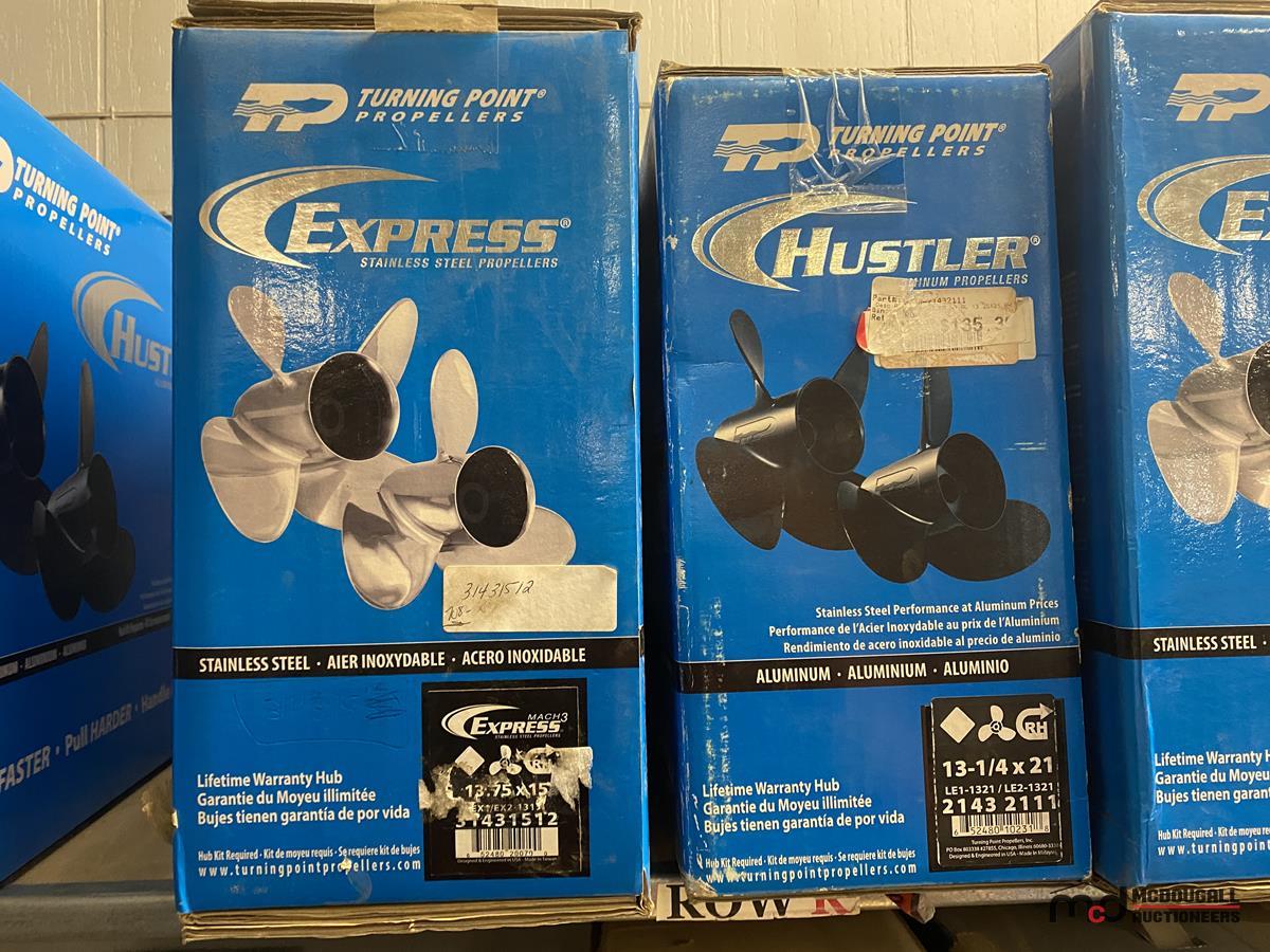 21501930 Turning Point Hustler Propeller 14x19P 4 Blade RH Aluminum