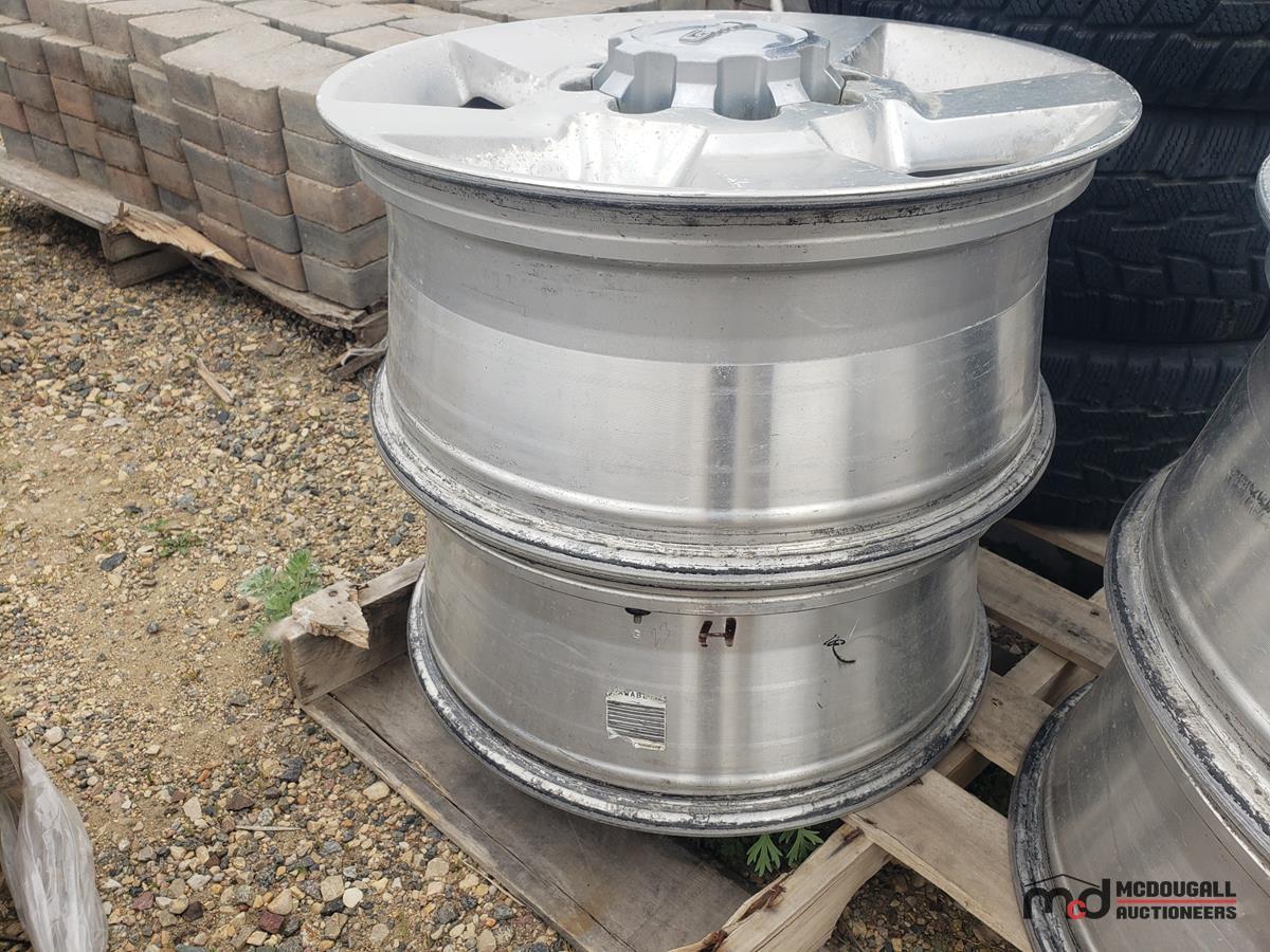 Pallet w/ (4) 225/60R17 Tires & GMC Rims