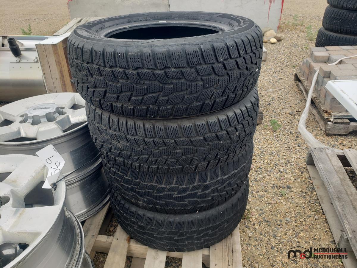 Pallet w/ (4) 225/60R17 Tires & GMC Rims