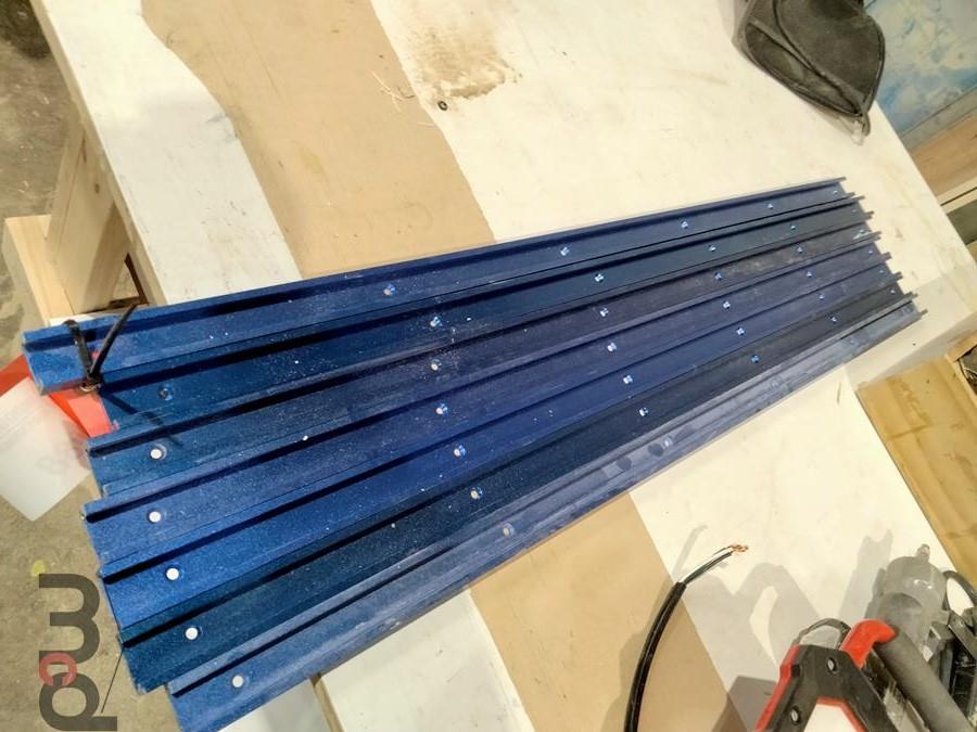 Blue Tool Rails