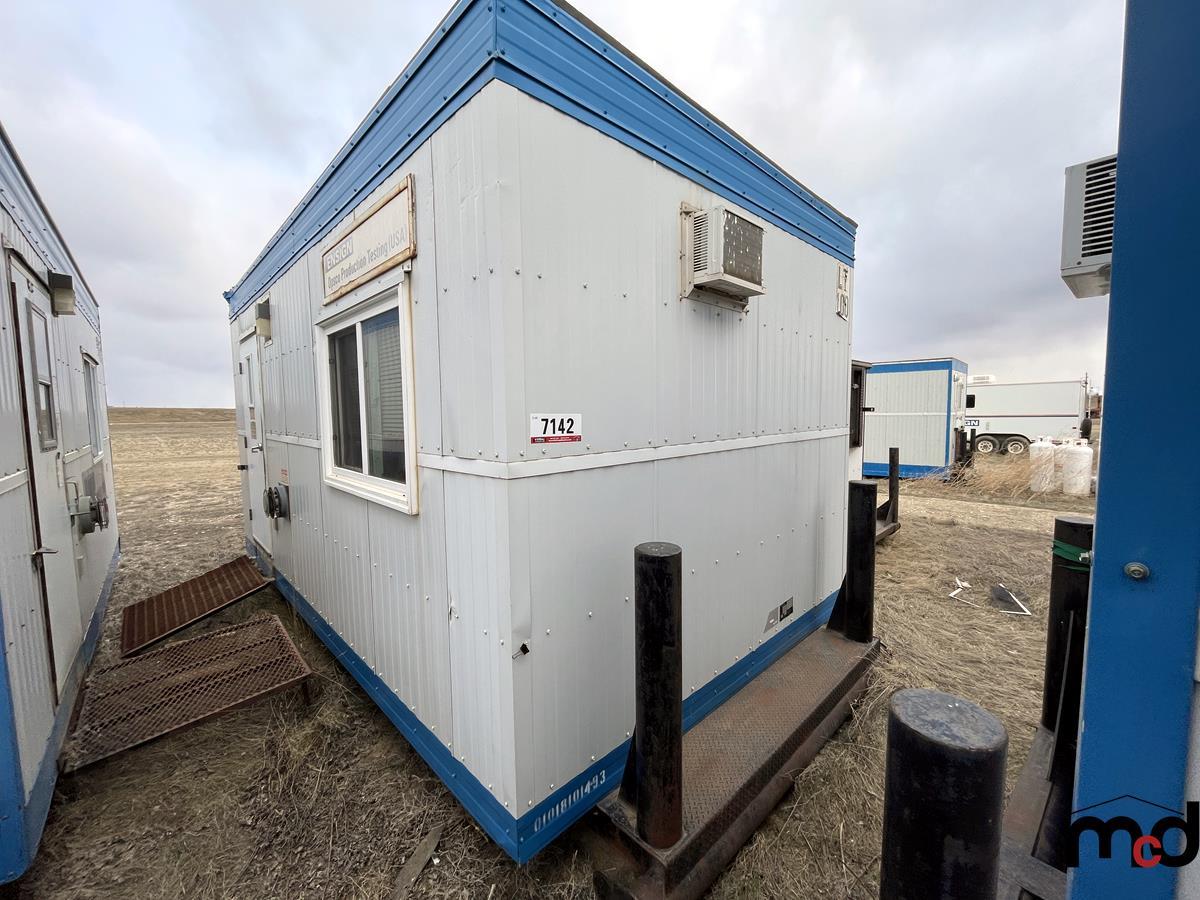 2010 Noble Structures 10' x 18' Skid Mounted Office Shack