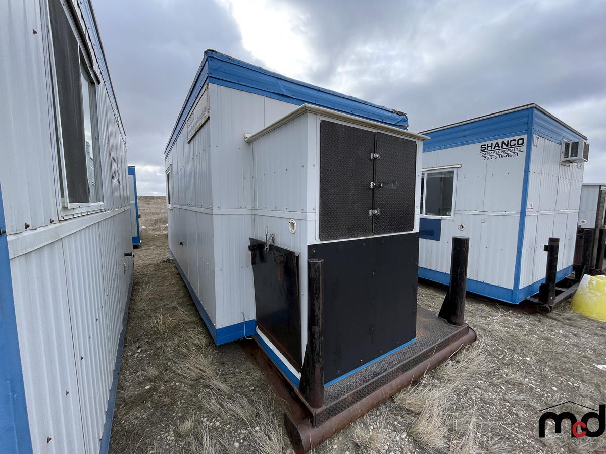 2010 Noble Structures 10' x 18' Skid Mounted Office Shack