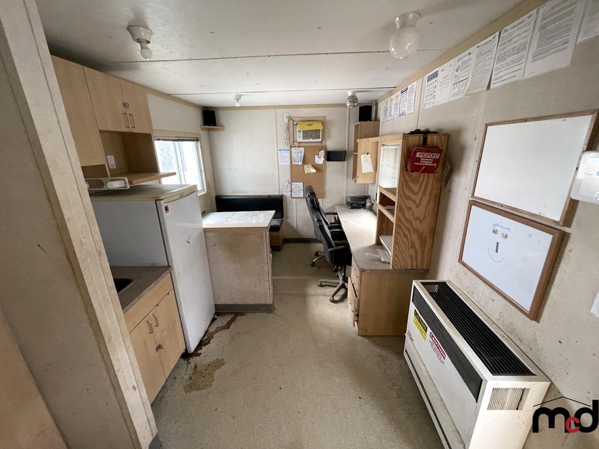 2010 Noble Structures 10' x 18' Skid Mounted Office Shack