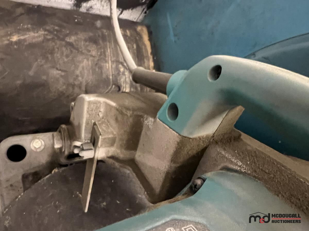 Workbench w/ Makita Chop Saw, Vice, Assorted Hydraulic Hose & Chain