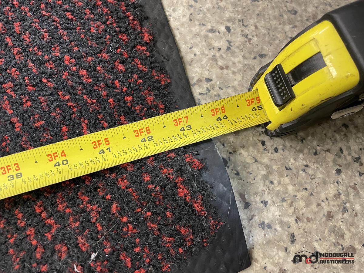 Pallet of Rubber Backed Mats (Largest 3' x 17'')