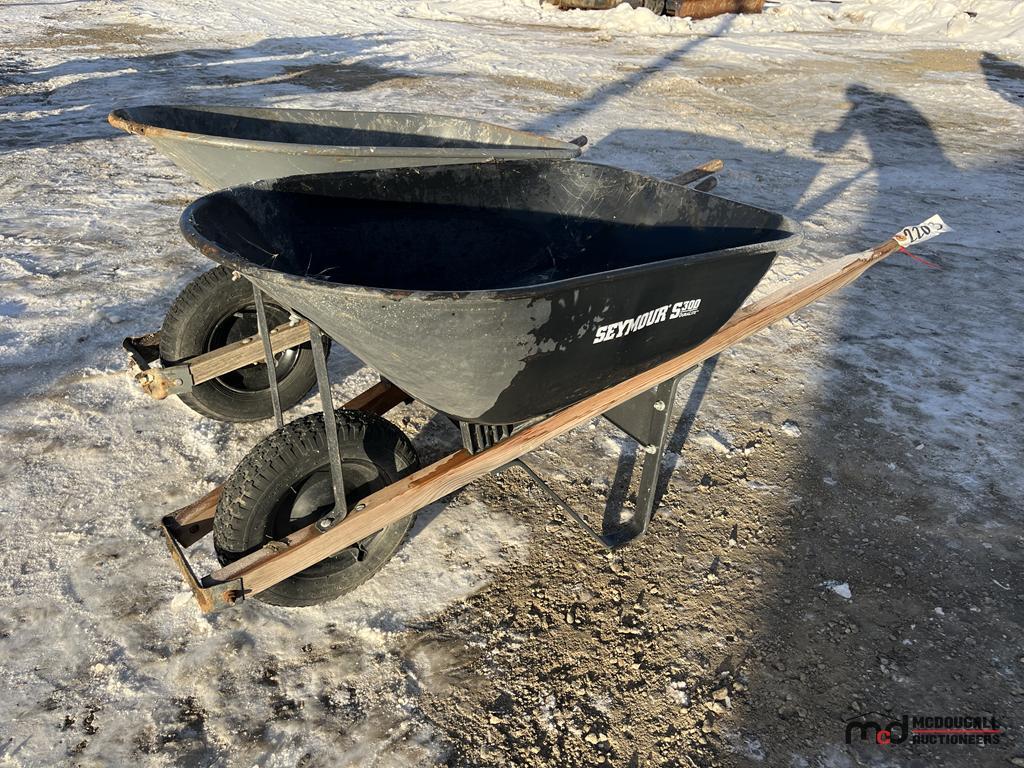 (2) Assorted Wheelbarrows