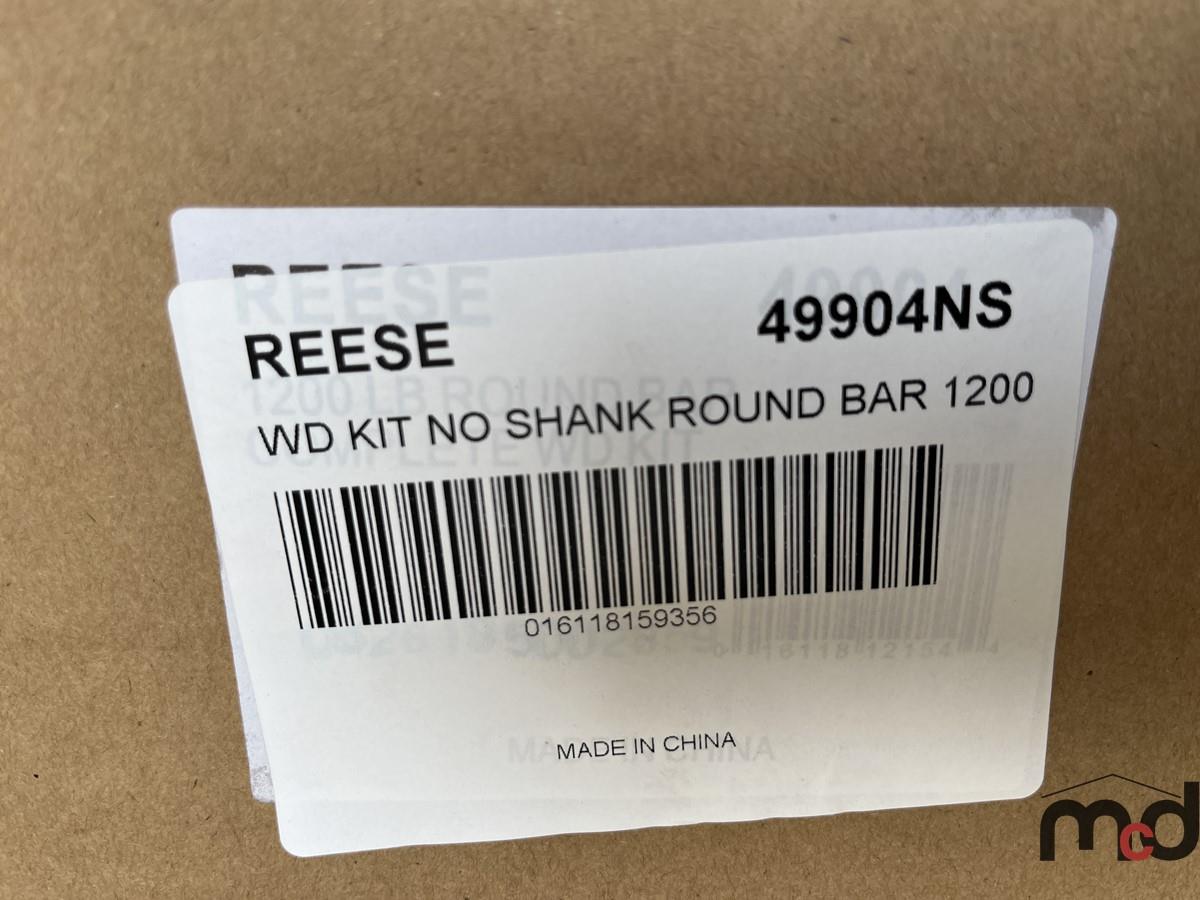 Reese 49904 Round Bar Distribution Kit w/ Shank