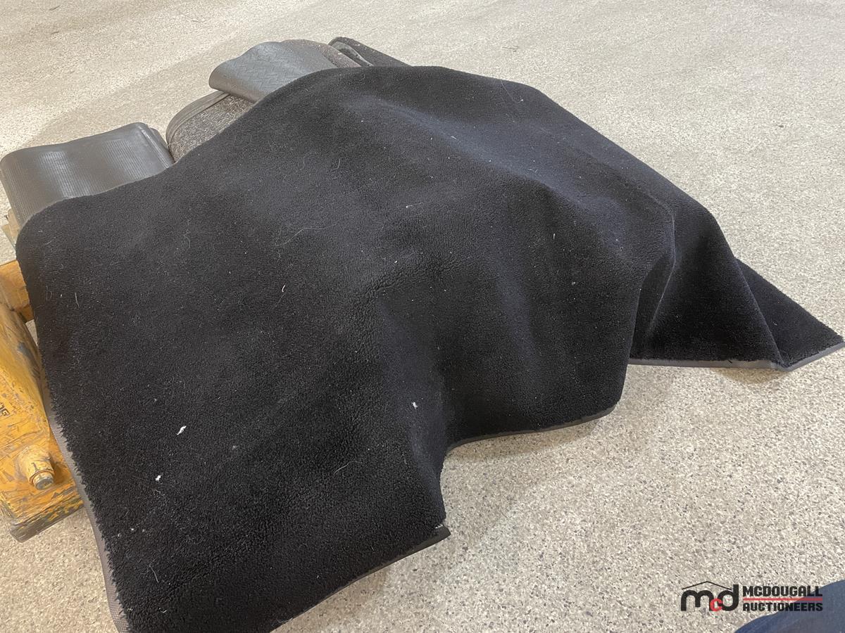 Pallet of Rubber Backed Mats (Largest 112 9/16'' x 42 1/2'')