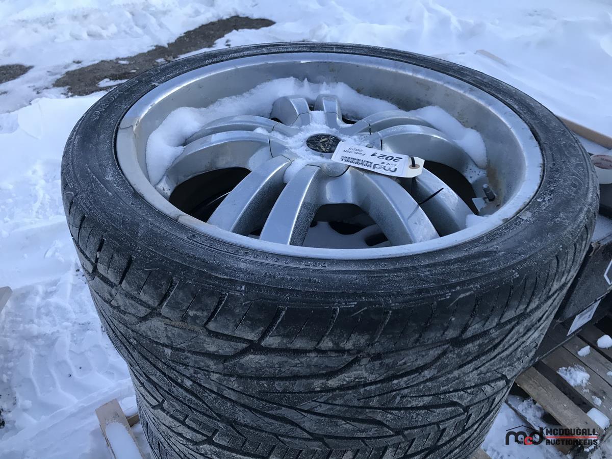 Set of (4) Toyo Tires on (4) Tezzen Rims