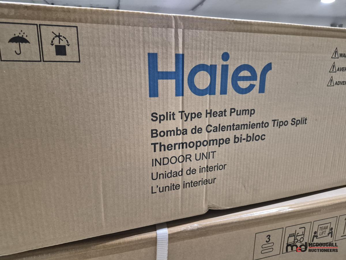 Haier Split Heat Pump Inside/Outside Unit Systems (2 Boxes)