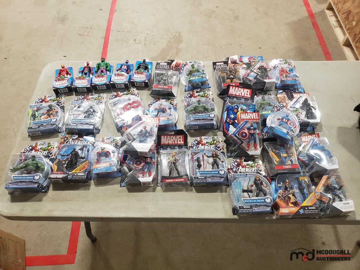 Box of Marvel Figures