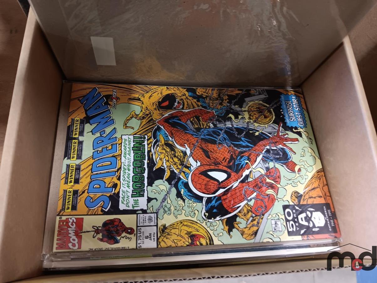 Box of Comic Books