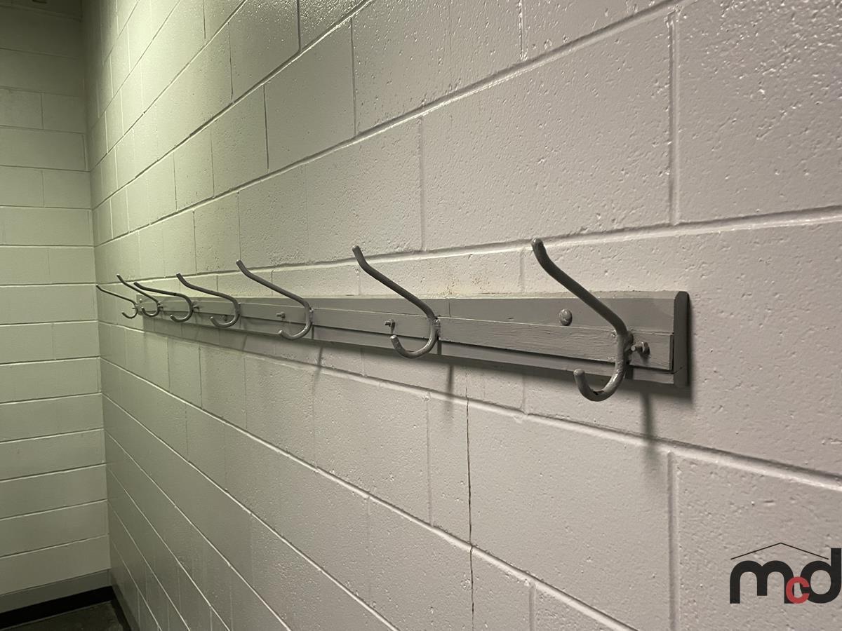 Ref Dressing Room Benches, Shelves and Coat Rack