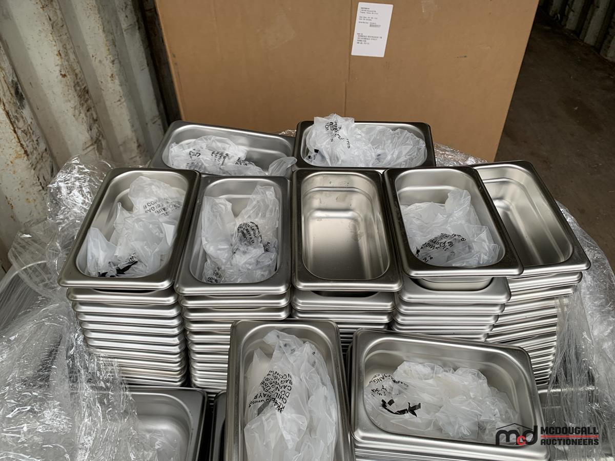 Pallet of Stainless Steel Steam Table Pans
