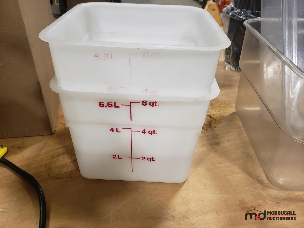Pallet of Misc. Food Storage Containers (No Lids)
