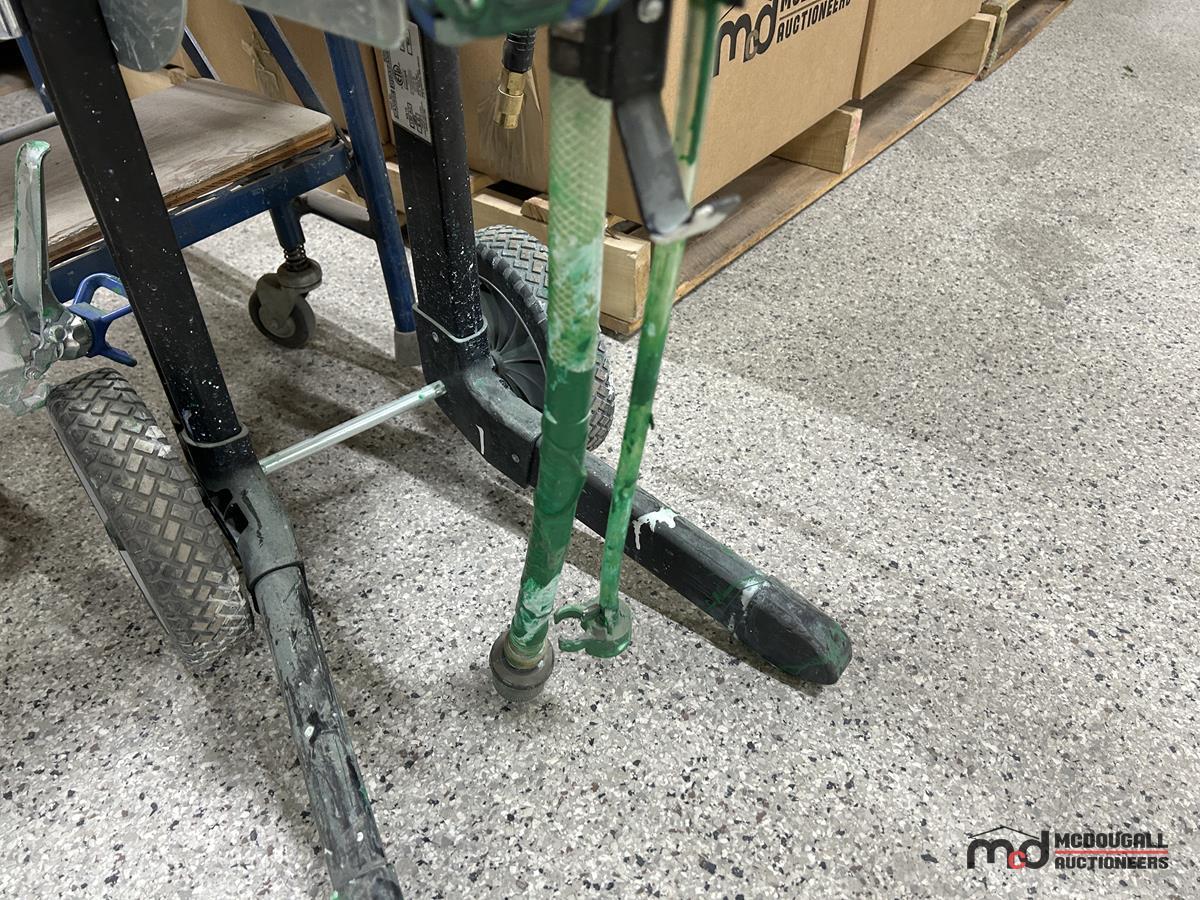 Graco Magnum Paint Sprayer & Bent Rolling Ladder