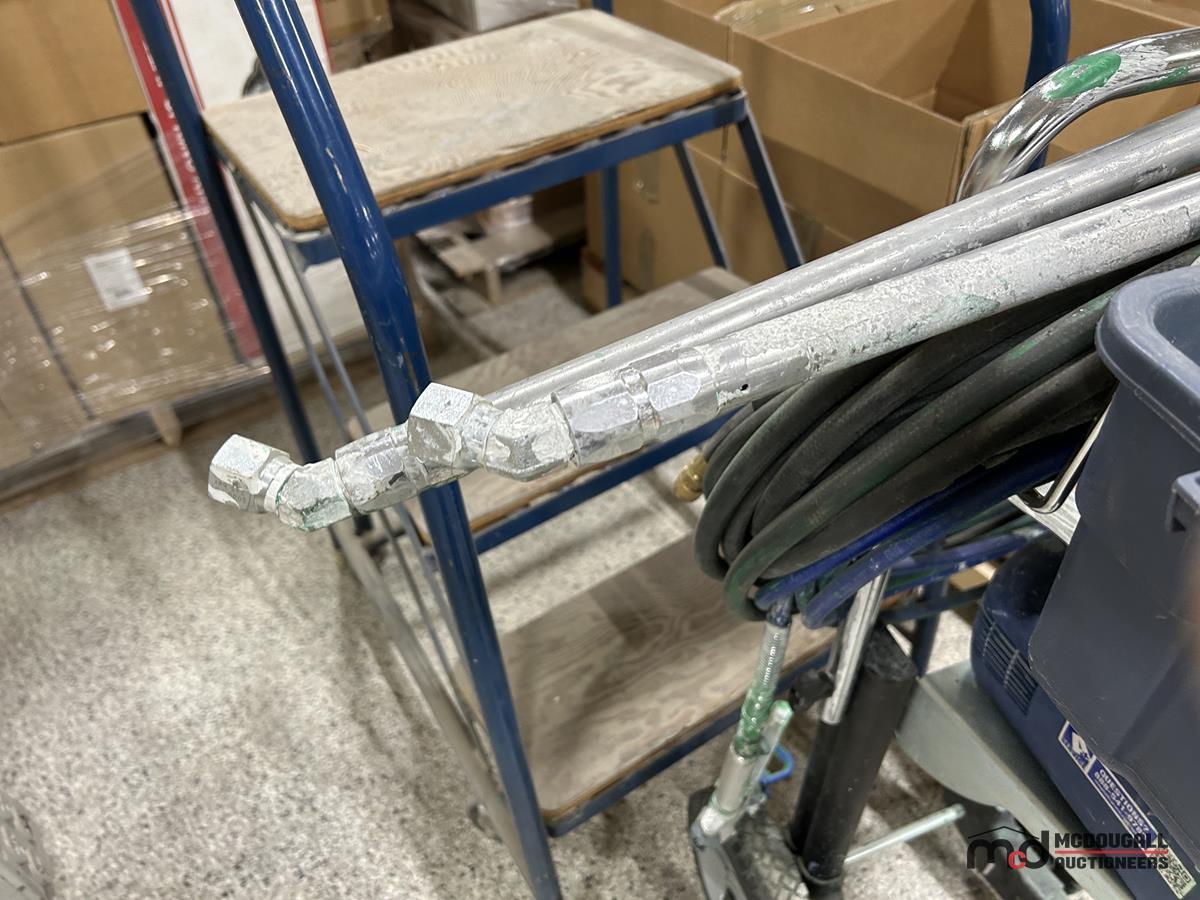 Graco Magnum Paint Sprayer & Bent Rolling Ladder