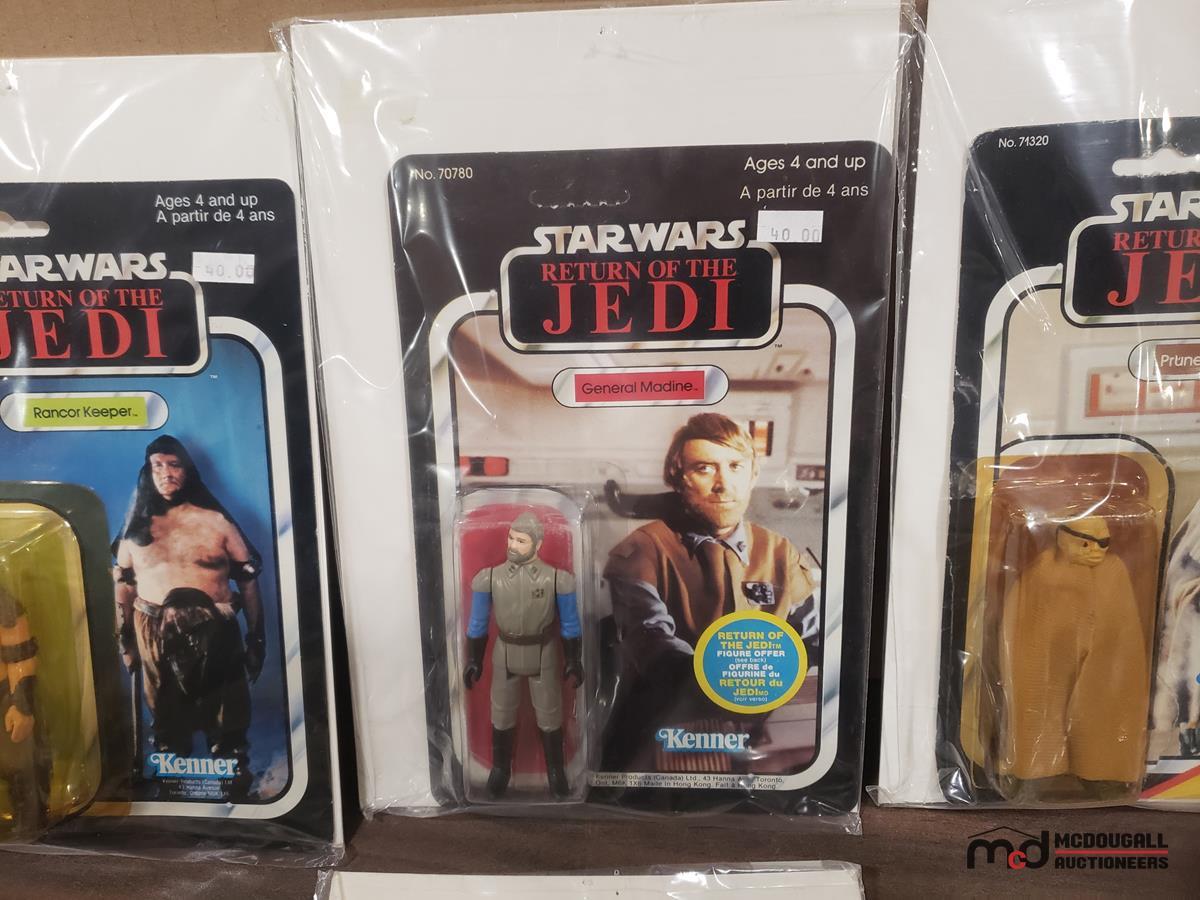 Box w/ Star Wars ROTJ & Empire Misc. Action Figures
