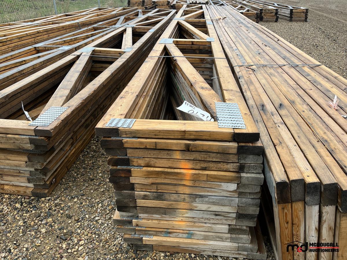 (25' x 2' x 1 1/2'') Bundle of Wood Trusses