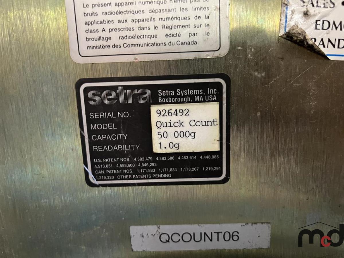 Setra Quick Count High Resolution Scale w/ Case