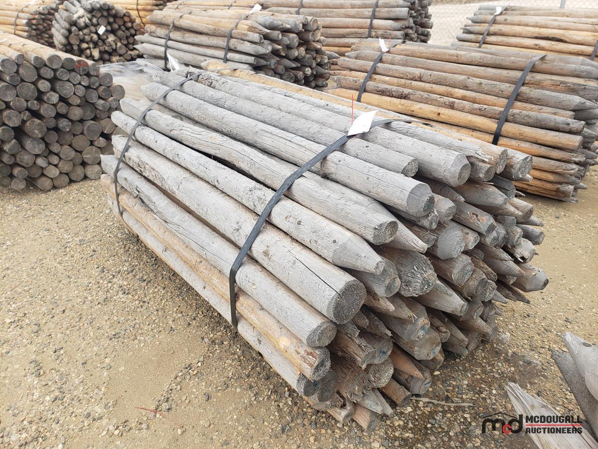 Approx. 6' Untreated Fence Posts