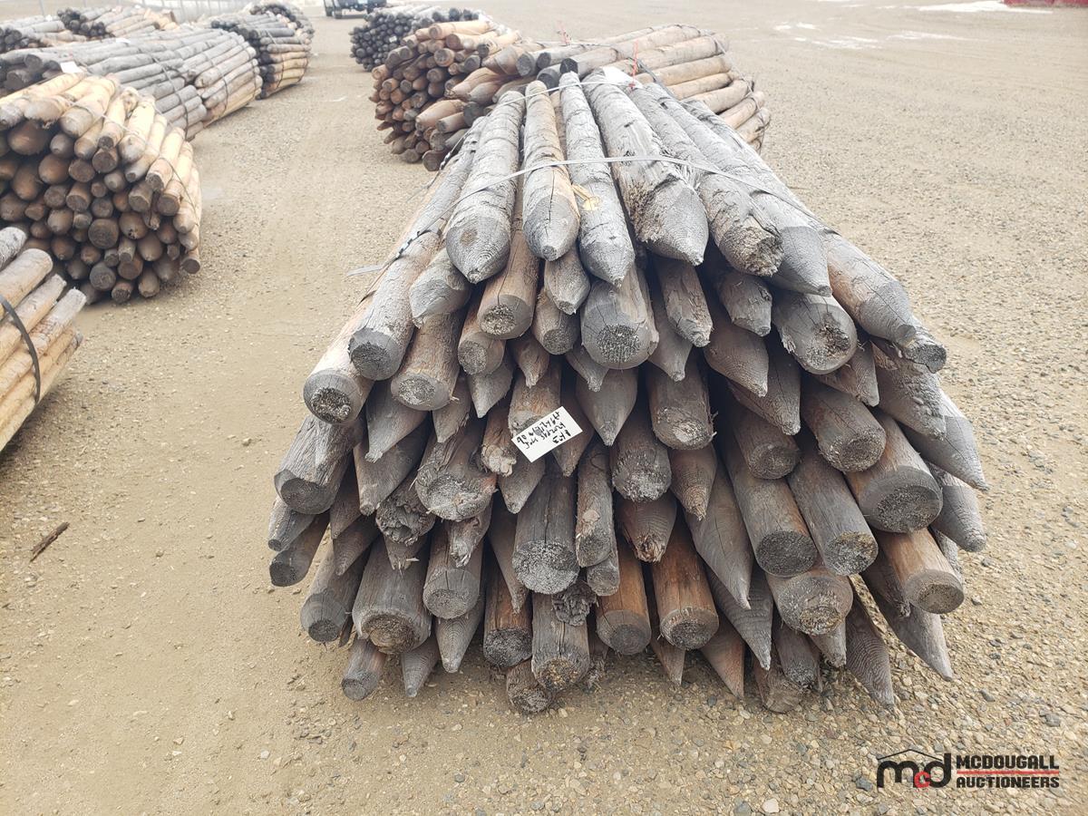 Approx. 6' Untreated Fence Posts