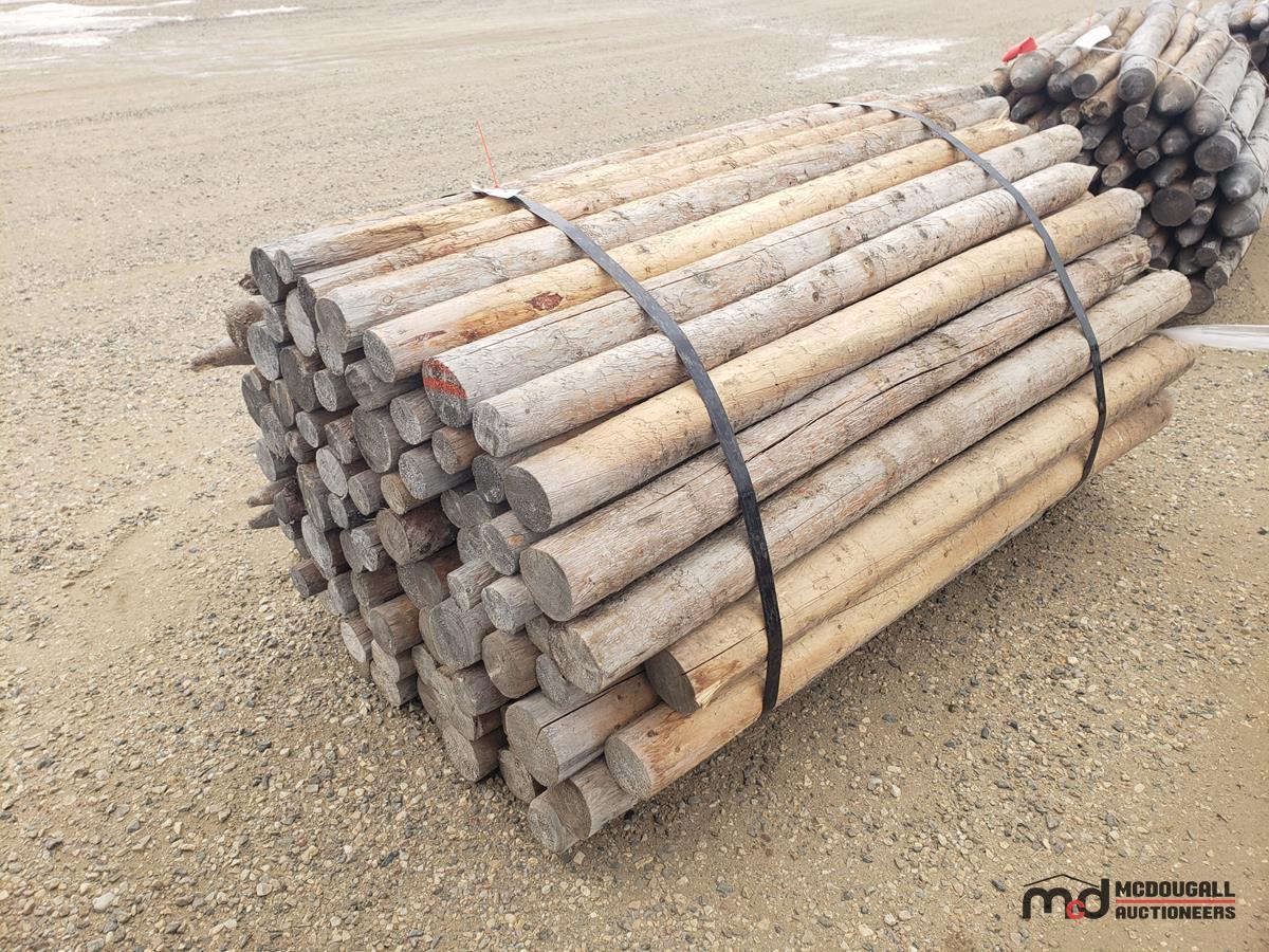 Approx. 6' Untreated Fence Posts