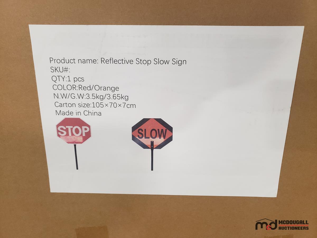 Reflective Stop/Slow Sign