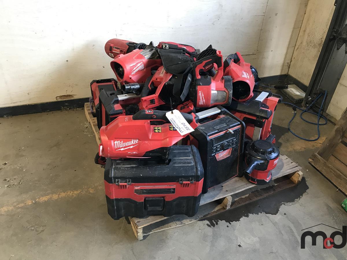 Pallet w/ Assorted Damaged Milwaukee Tools