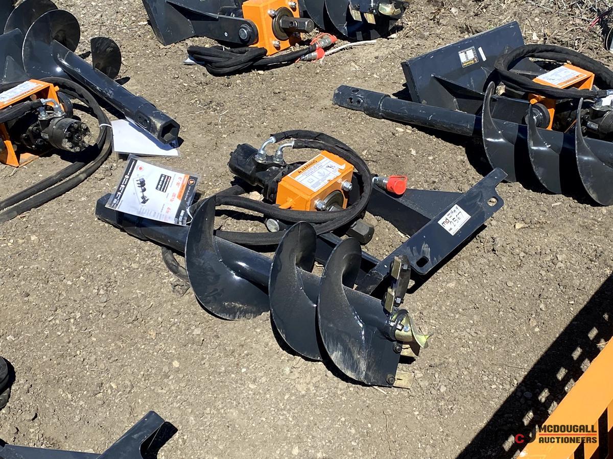 2025 Wolverine Mini Skid Steer Auger Driver & Bit Attachment