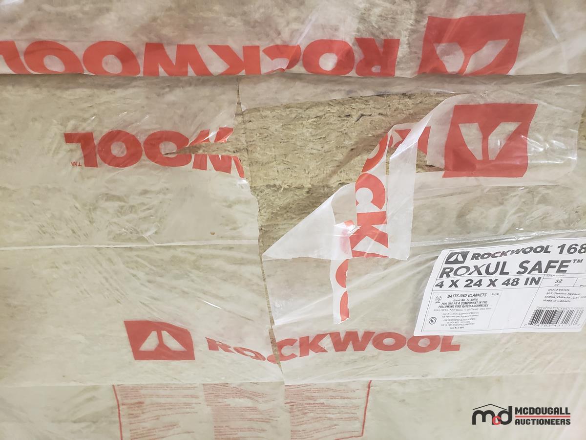 (3) Bundles of Rockwool Roxul Safe 55 Insulation (4