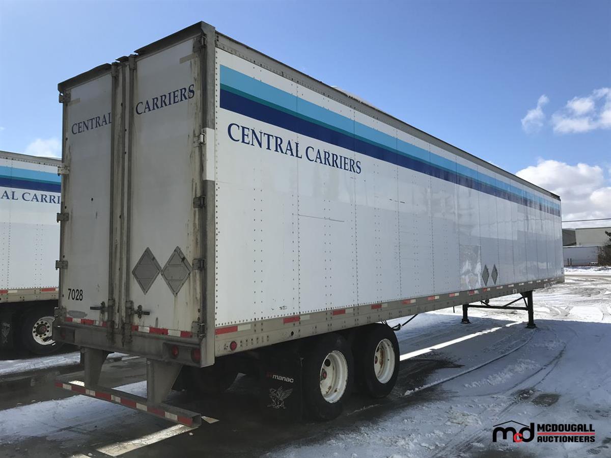 2004 Trailmobile 53' T/A Heated Van Semi Trailer