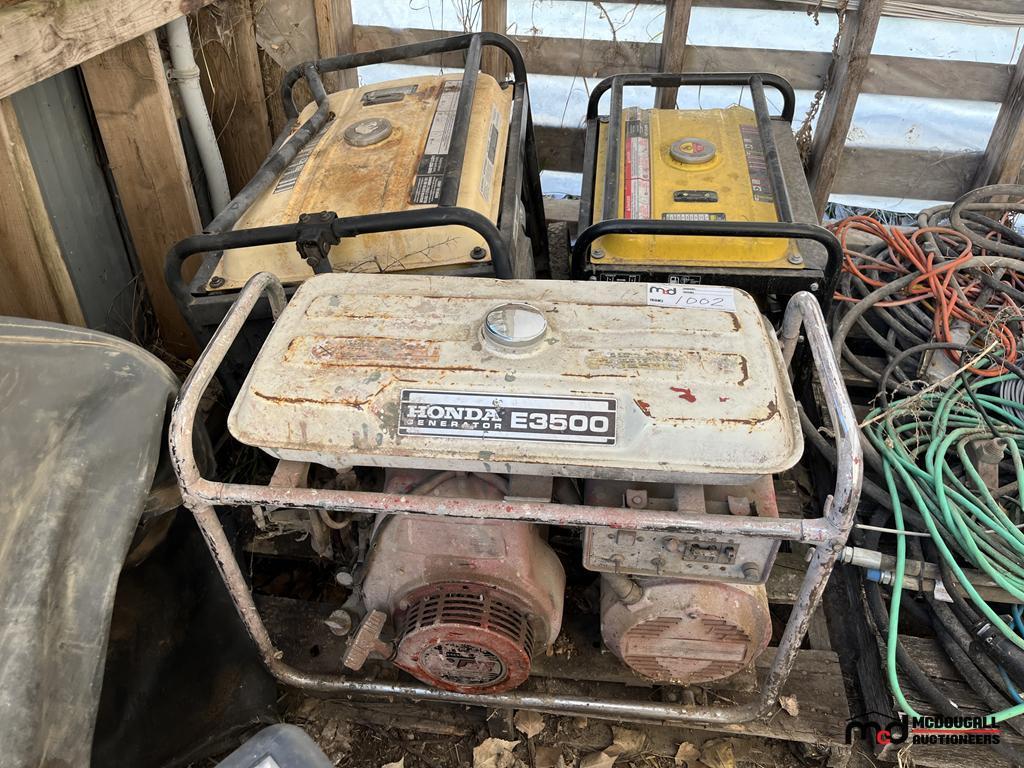 (3) Assorted Generators