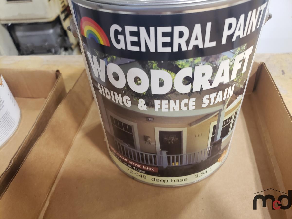 (6) Cans of General Paint