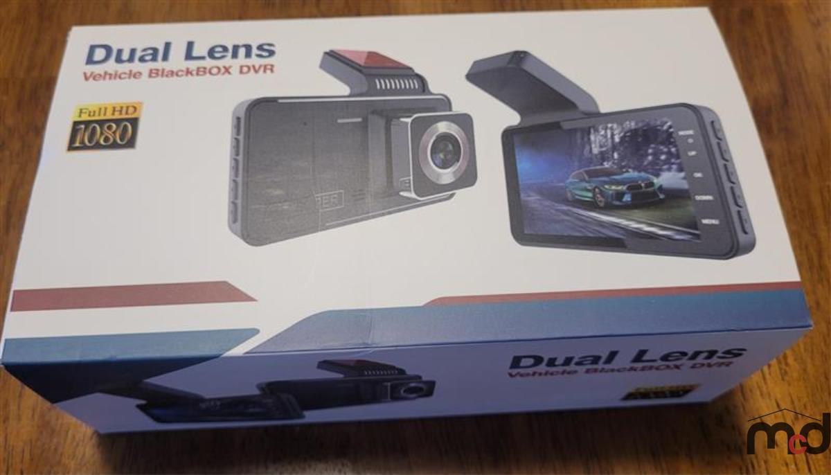 Dbr Camera Box Dual Lens Vehicle Black Box/DVR. w/ Rear Camera