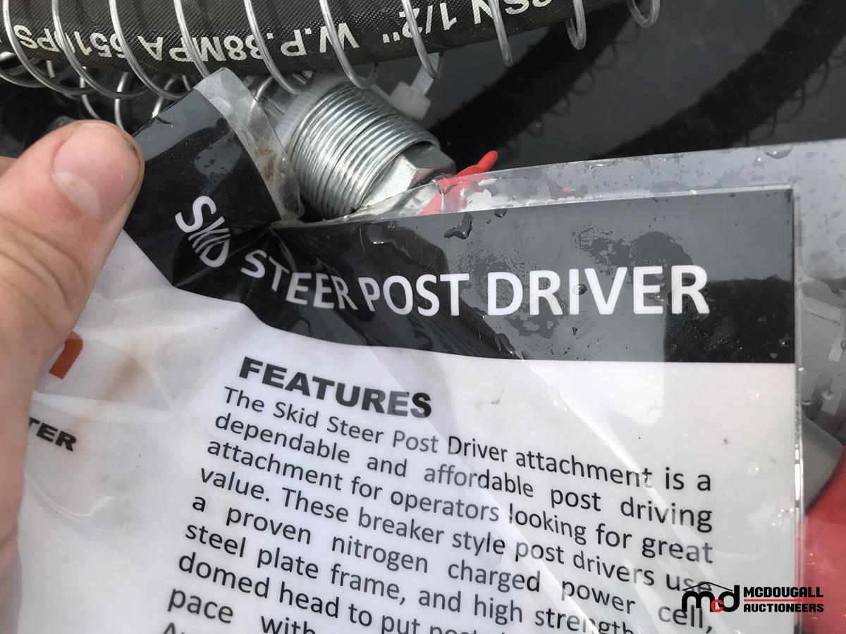 Wolverine 2025 PD-12-08D Skid Steer Post Driver