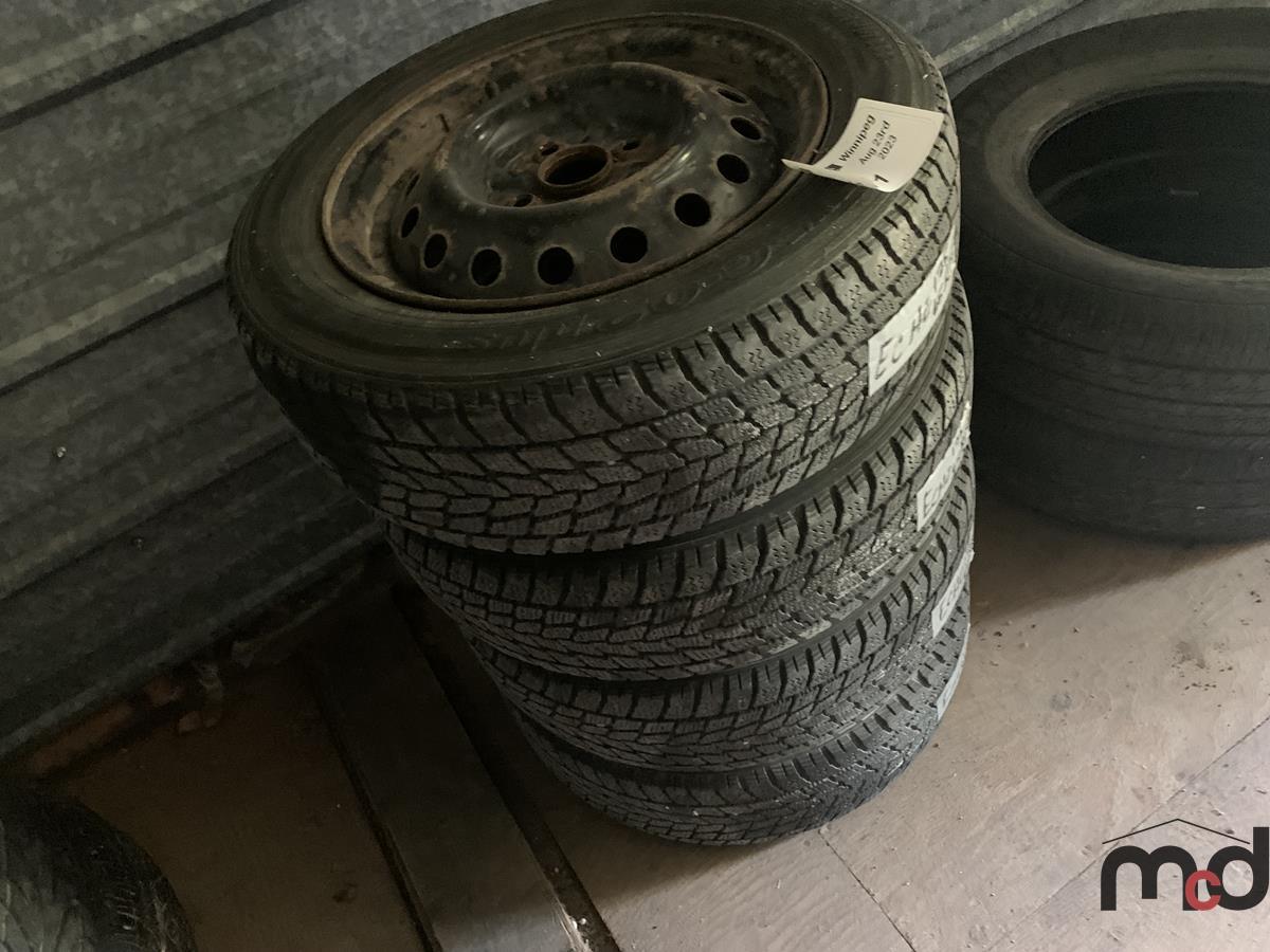(4) 175/65R14 Tires on 4-Bolt Rims