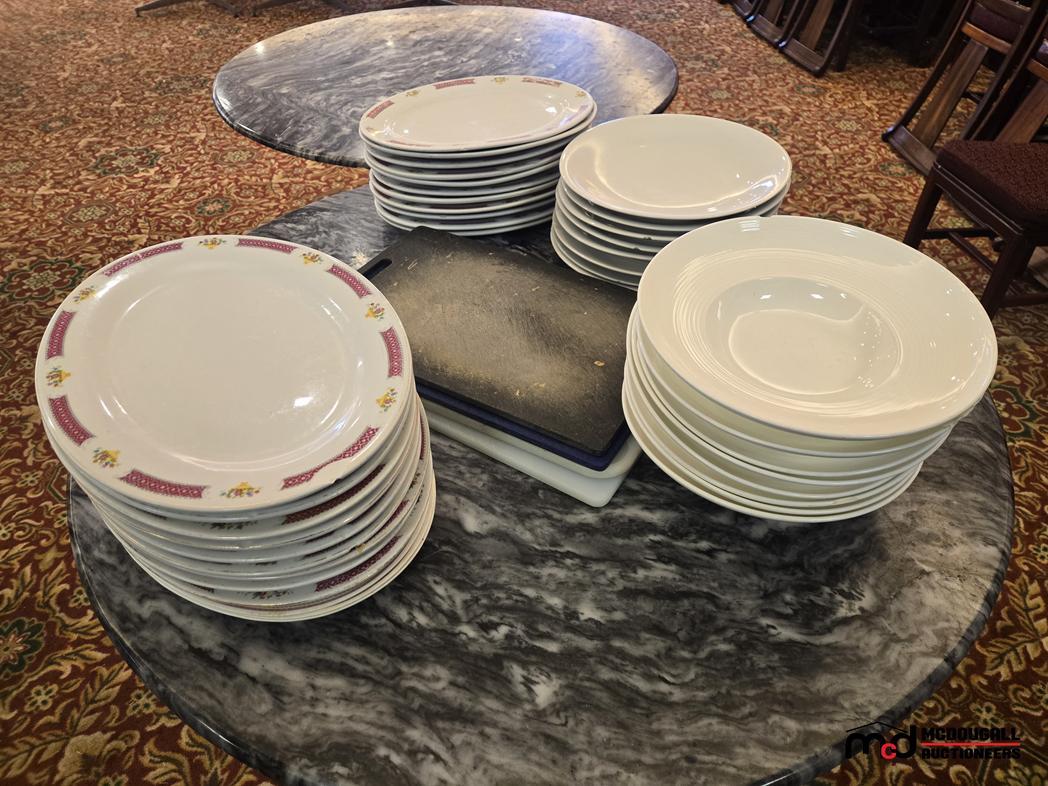 Assorted Plates & Tableware