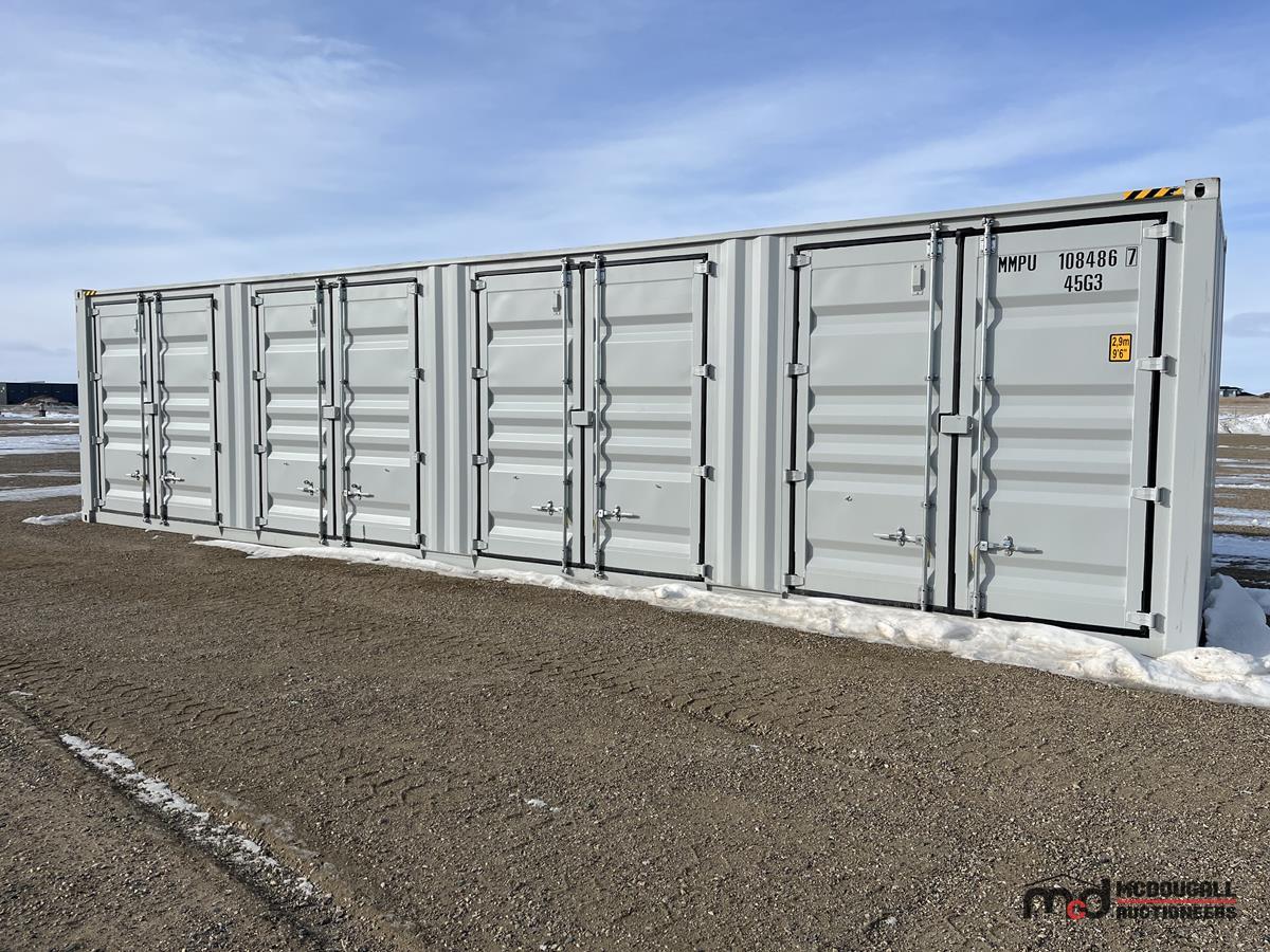 2025 40' Multi-Door Shipping Container