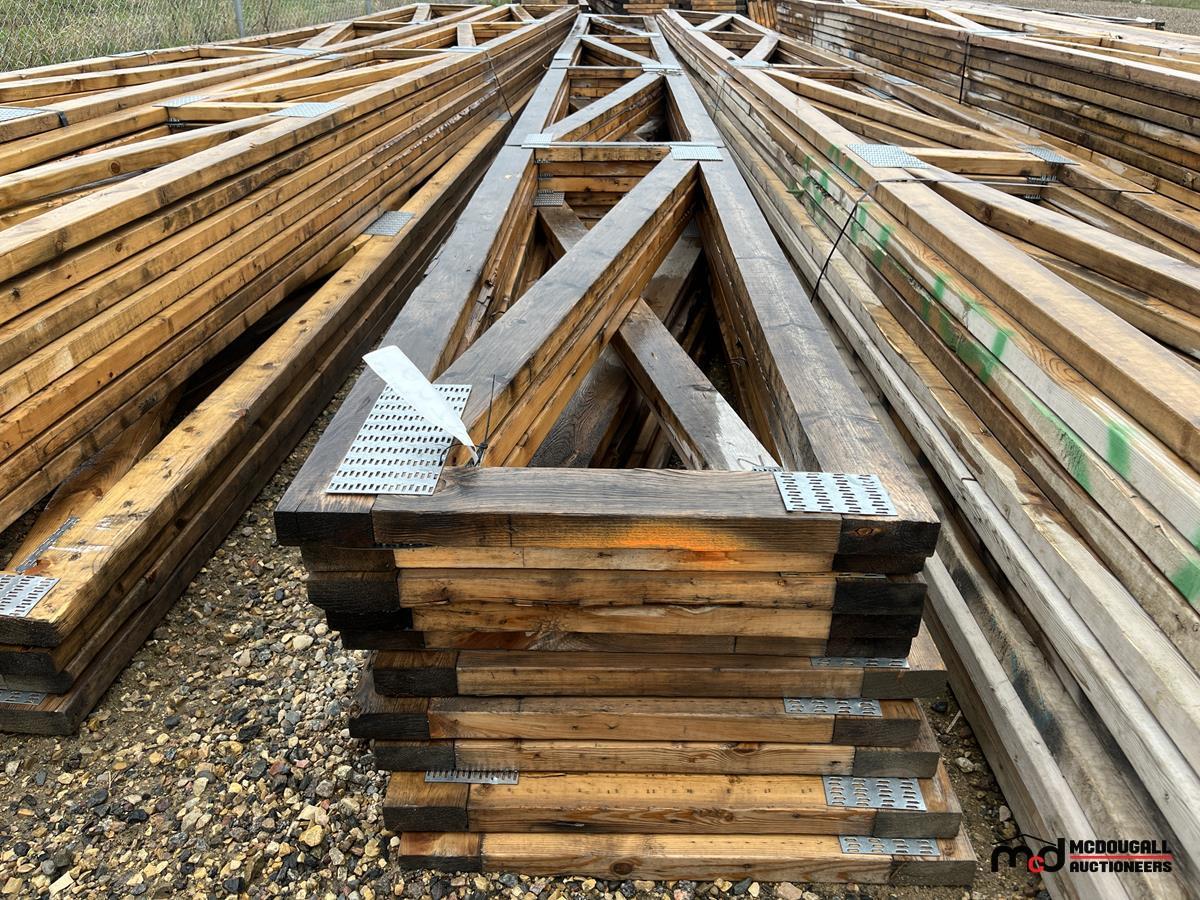 (25' x 2' x 1 1/2'') Bundle of Wood Trusses