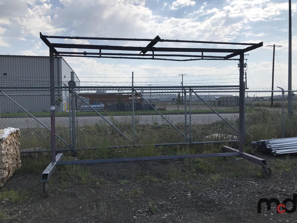 Large Rolling Metal Rack