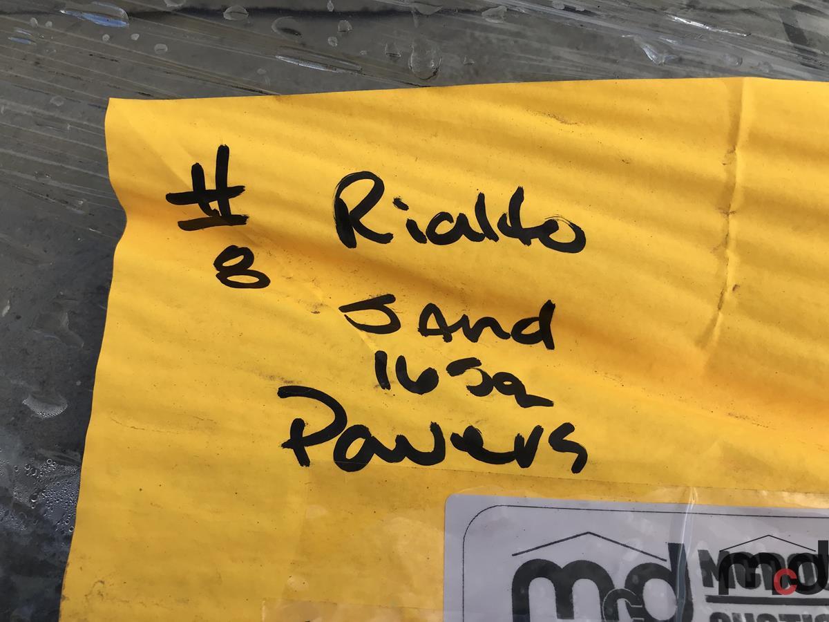 Pallet of Rialto Sand Paver Bricks