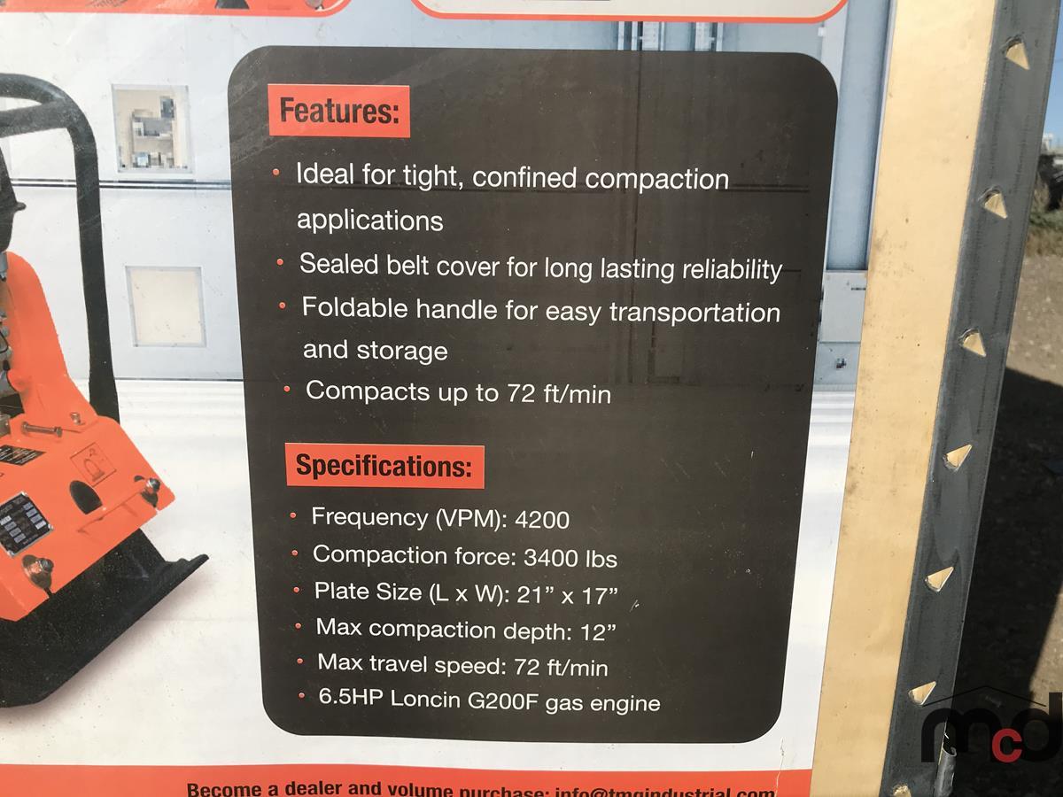 Unused TMG Industrial Vibratory Plate Compactor
