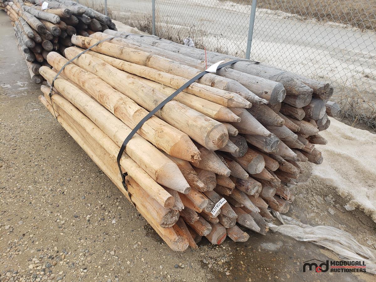 Approx. 6' Untreated Fence Posts
