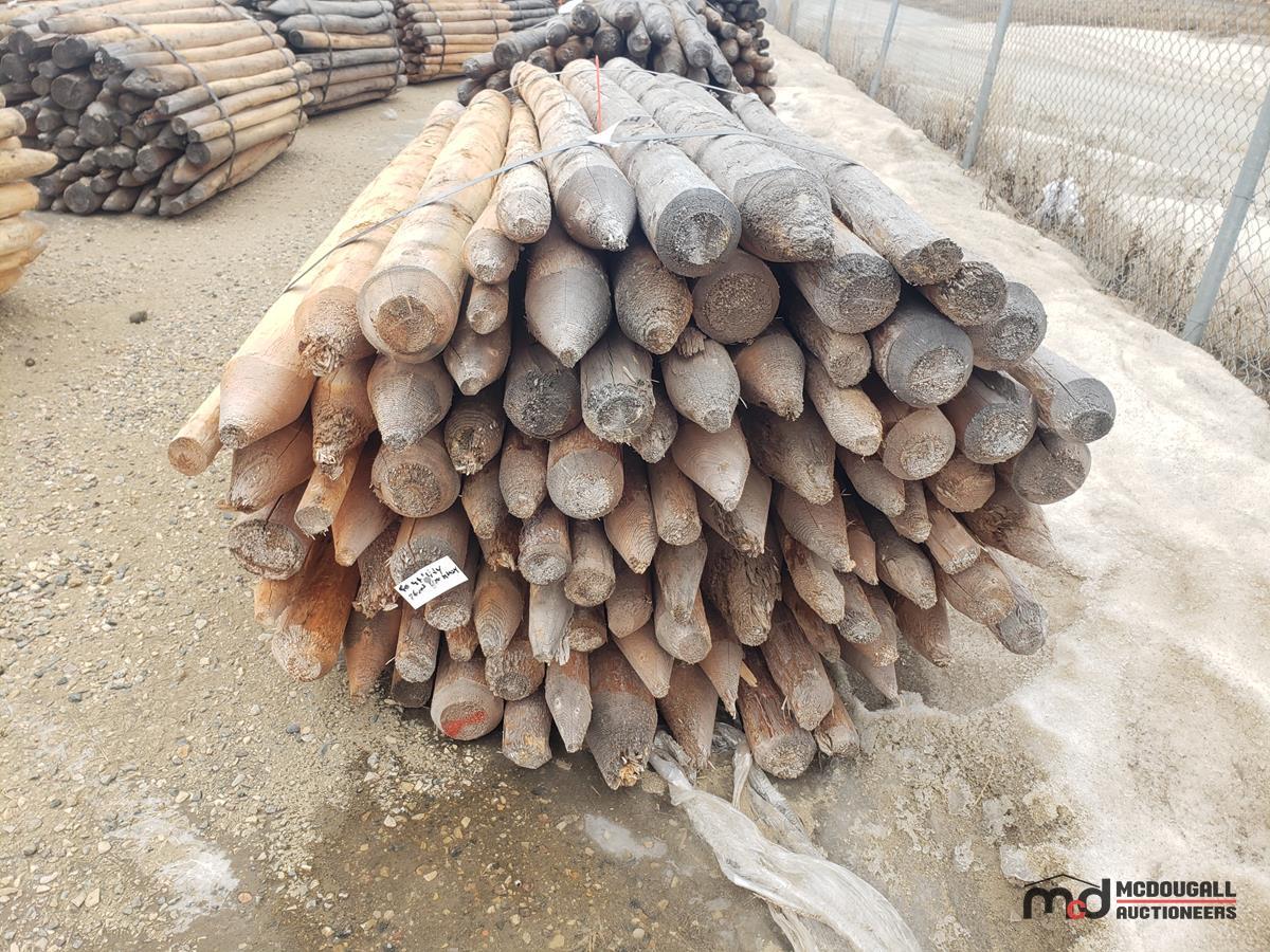 Approx. 6' Untreated Fence Posts