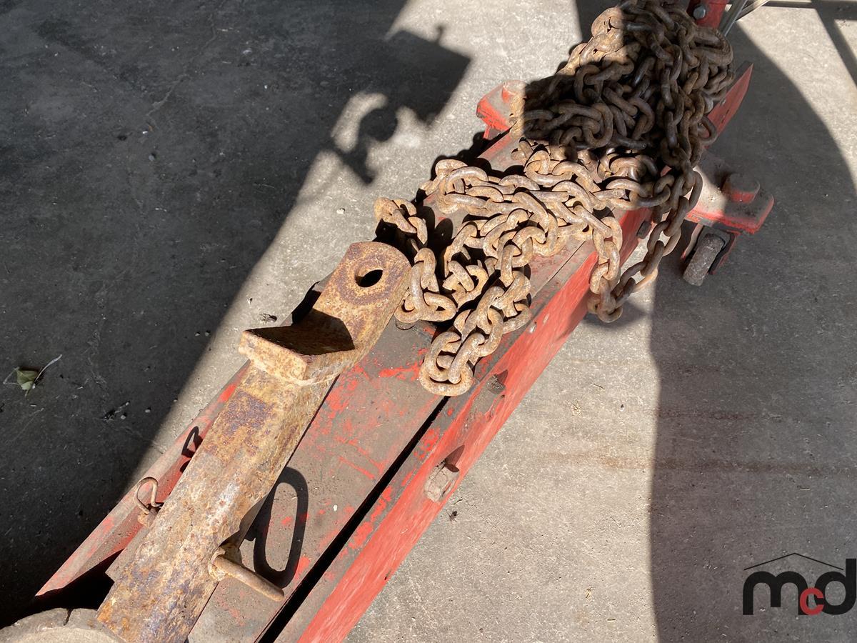 Floor Jack, Chains & Hitch