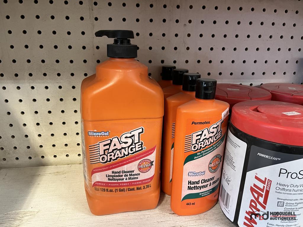 Assorted Vehicle Cleaning Products & Hand Cleaners