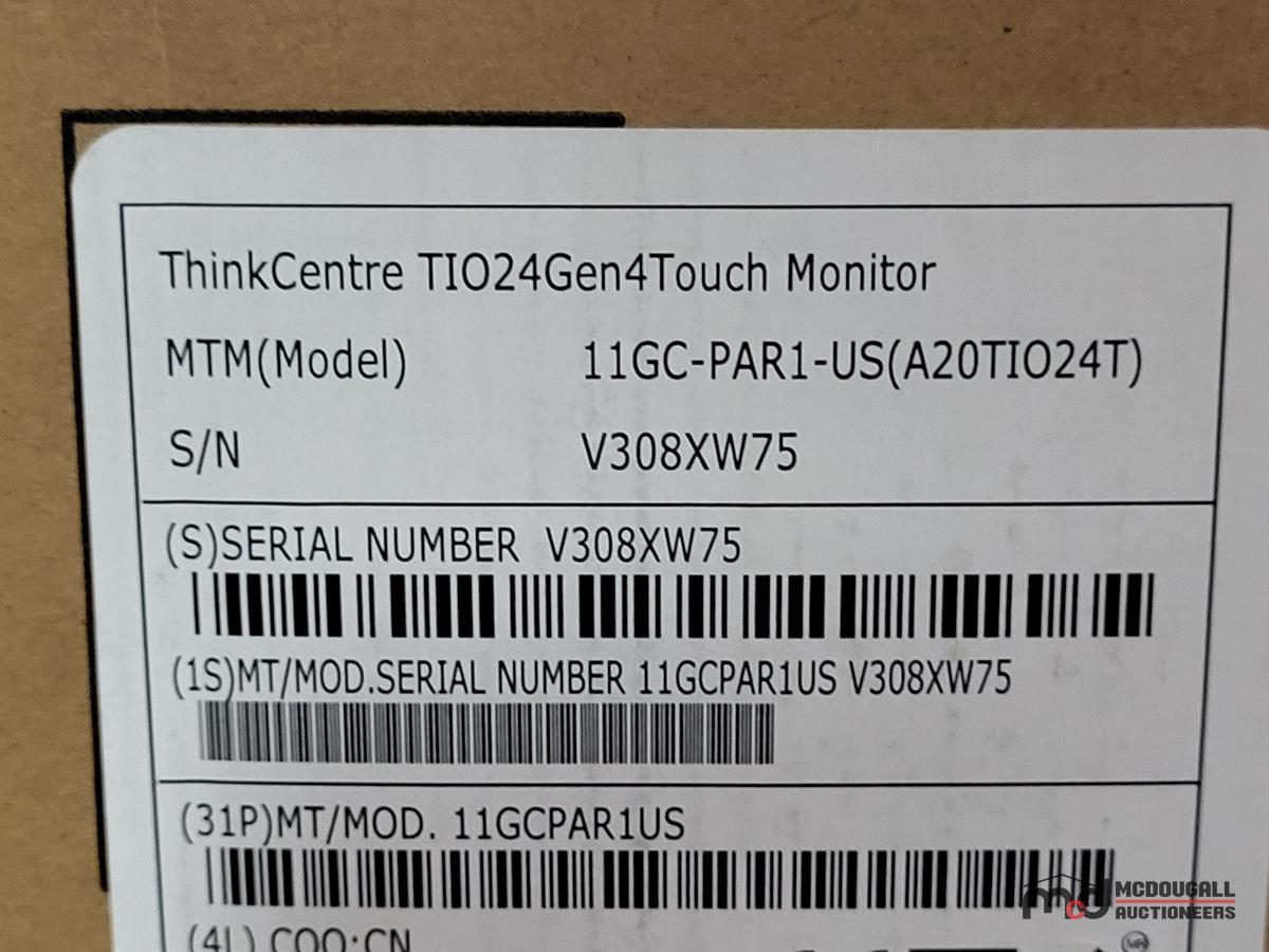 (2) Lenovo ThinkCentre Monitors