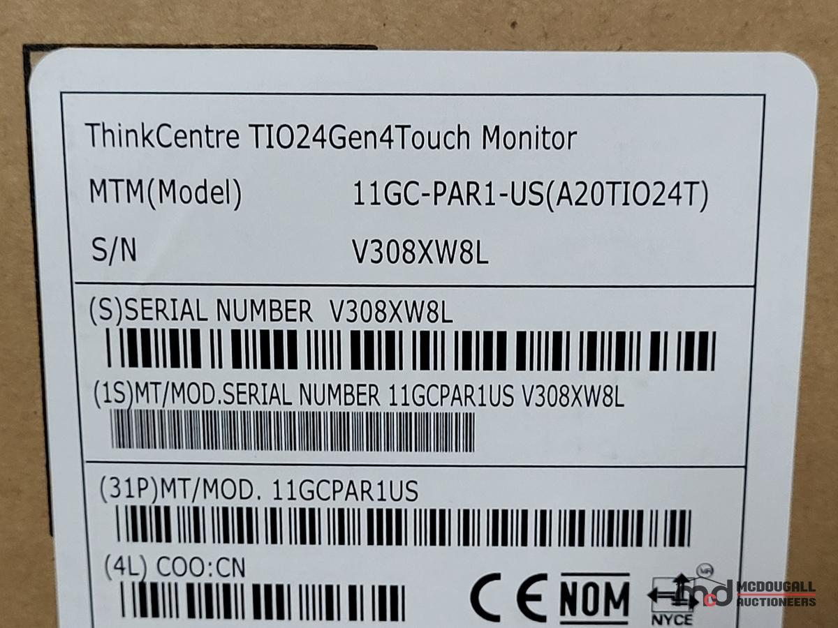 (2) Lenovo ThinkCentre Monitors